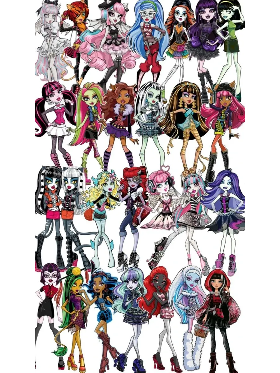 monster high characters female - Ilustrasi 2