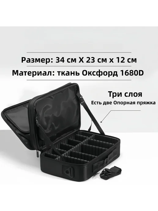 Сумка рыболовная для аксессуаров снастей катушек и приманок, вариант, фото 3