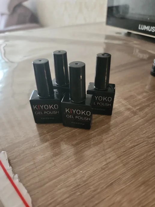 KIYOKO Набор гель лаков для маникюра 4 шт, 4 шт, фото 3