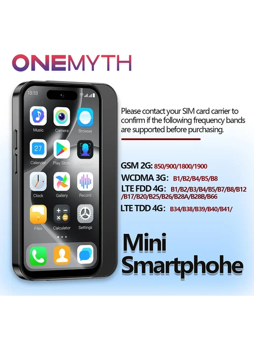 Смартфон ONEMYTH M17 Pro 2/16 ГБ, розовый, фото 7