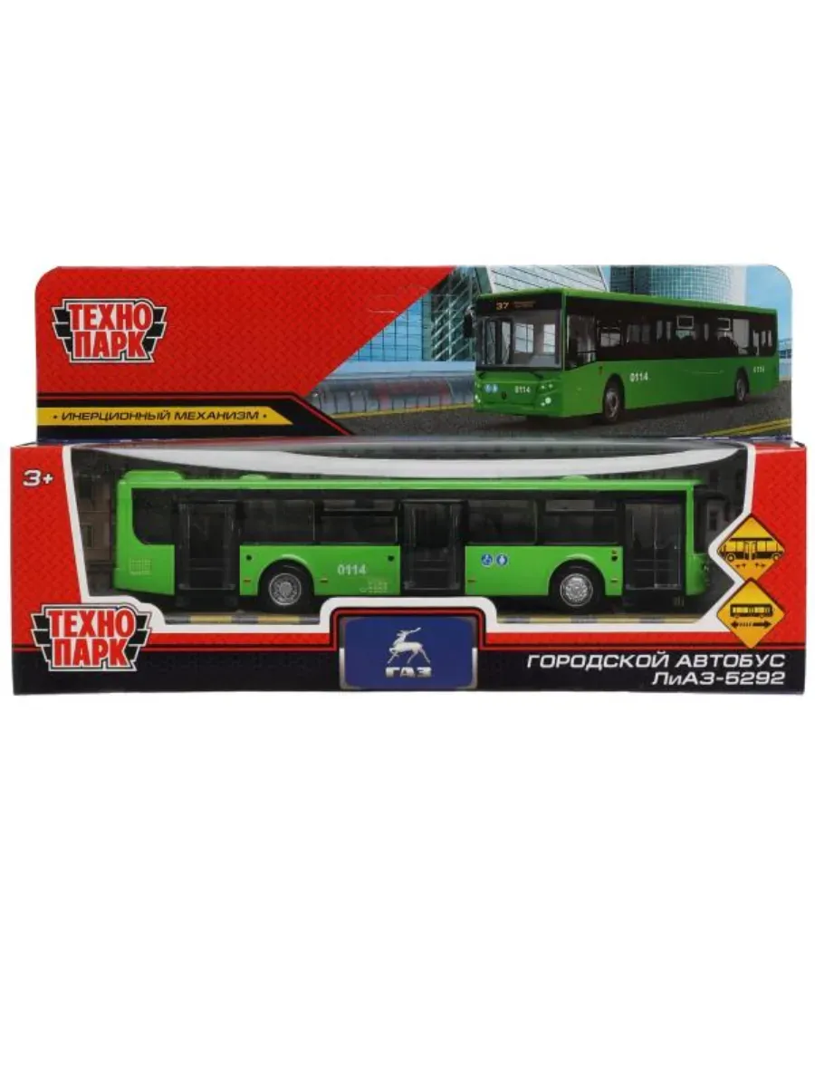 Автобус ЛиАЗ-5292 игрушка машинка металлическая