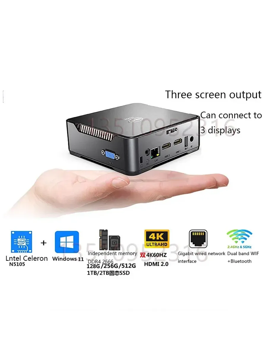 Мини-ПК Gk3v-pron5105, 16GB, Win11