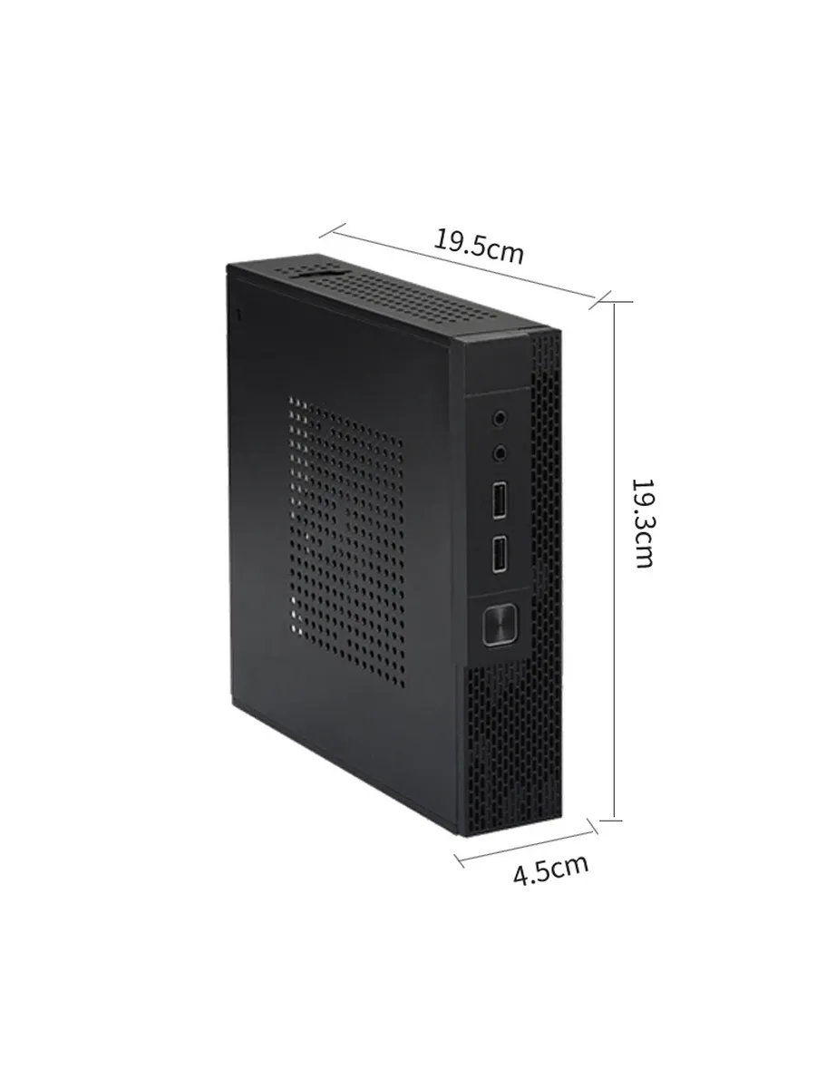 Мини-ПК шасси ITX, черный, thin semi-high-end