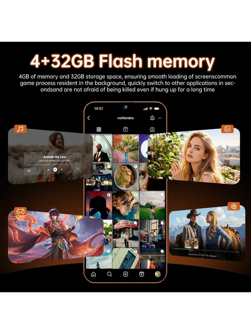 Смартфон iVMi F8 Ultra 4/32 ГБ, бежевый, фото 6