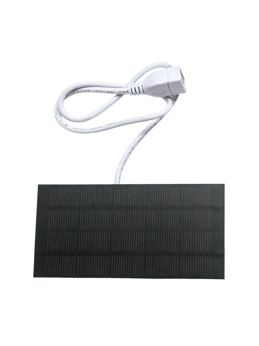 Солнечная панель 1.2Вт 5В USB, Цвет: USB
