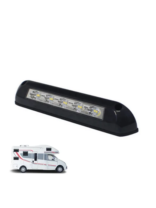 Для RV 12V LED аварийная подсветка водонепроницаемая, черный, фото 2