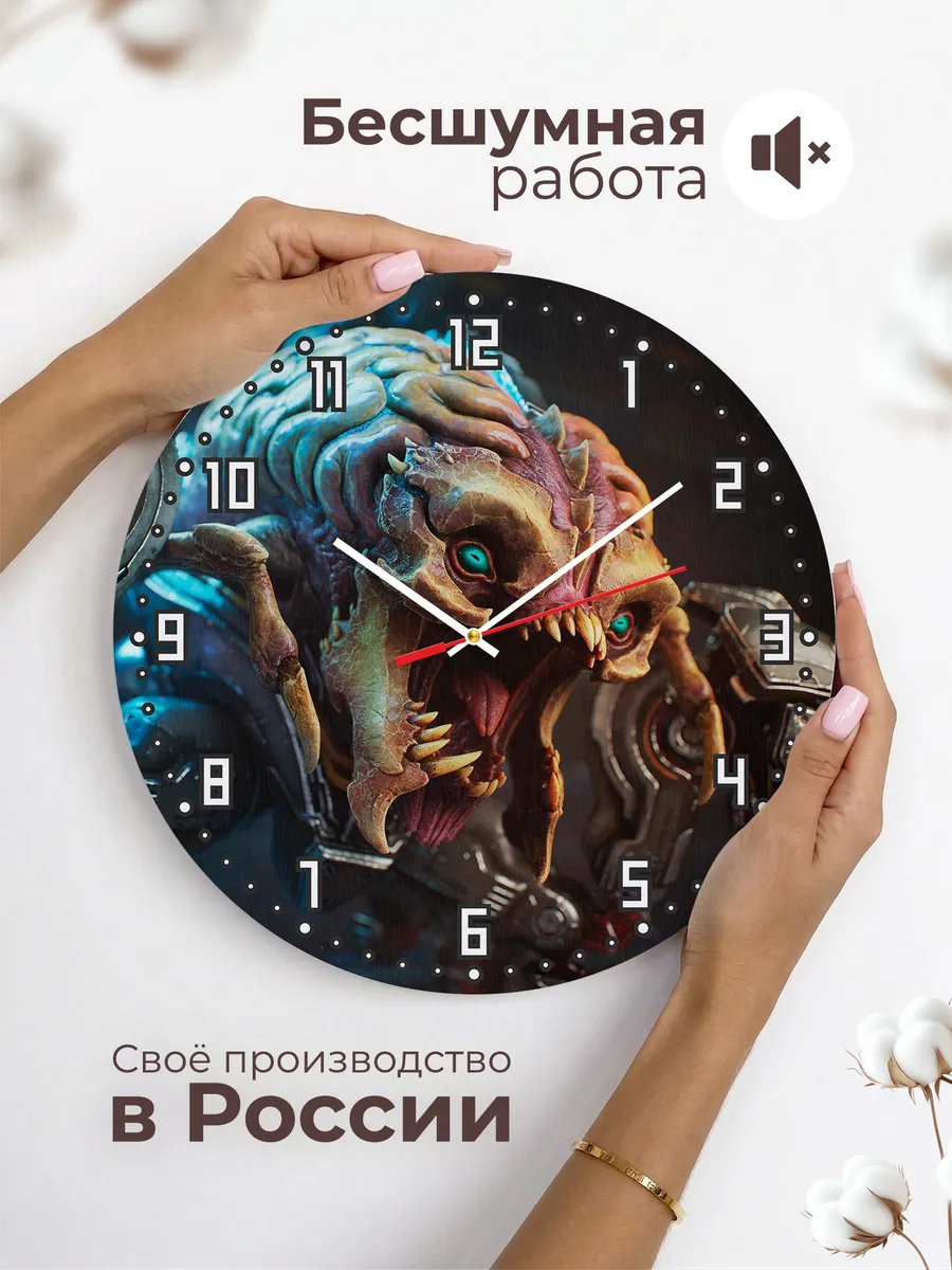 Часы настенные "Doom Eternal арт" — фото 6
