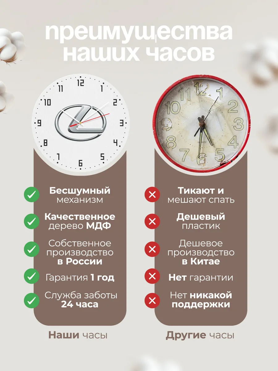 Часы настенные "Lexus" — фото 10