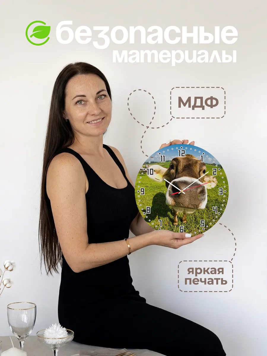 Часы настенные "для фермера" — фото 4