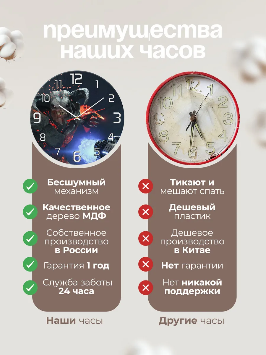 Часы настенные "DoomEternal" — фото 10