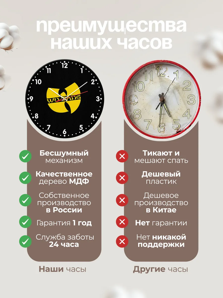 Часы настенные "wu-tang clan" — фото 10