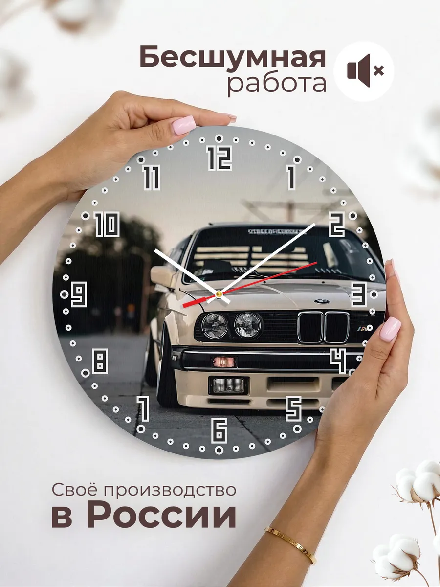 Часы настенные "BMW E30" — фото 6