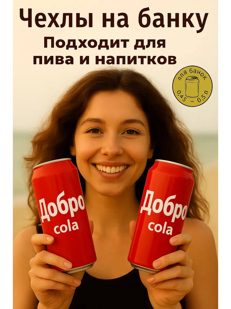 Чехол на пивную банку, 2 шт