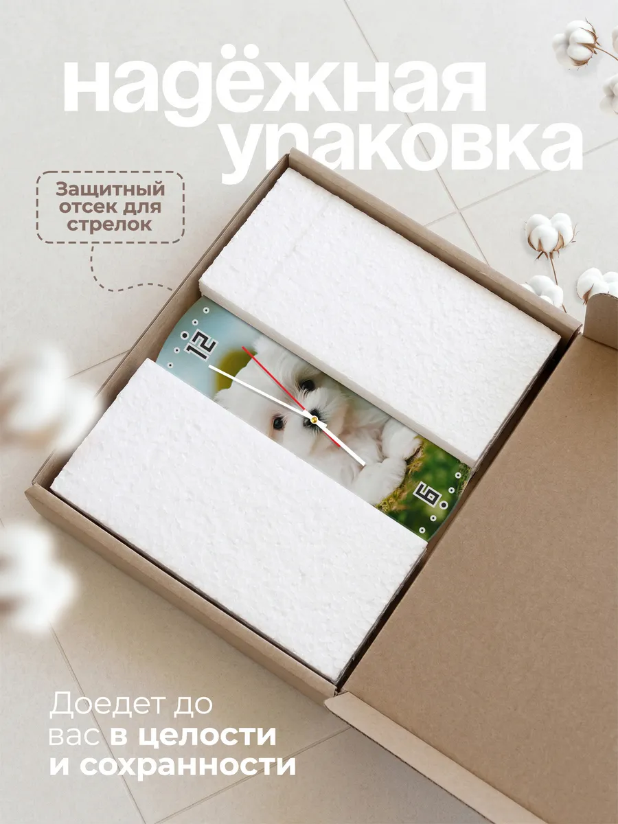 Часы настенные "Мальтийская болонка" — фото 9