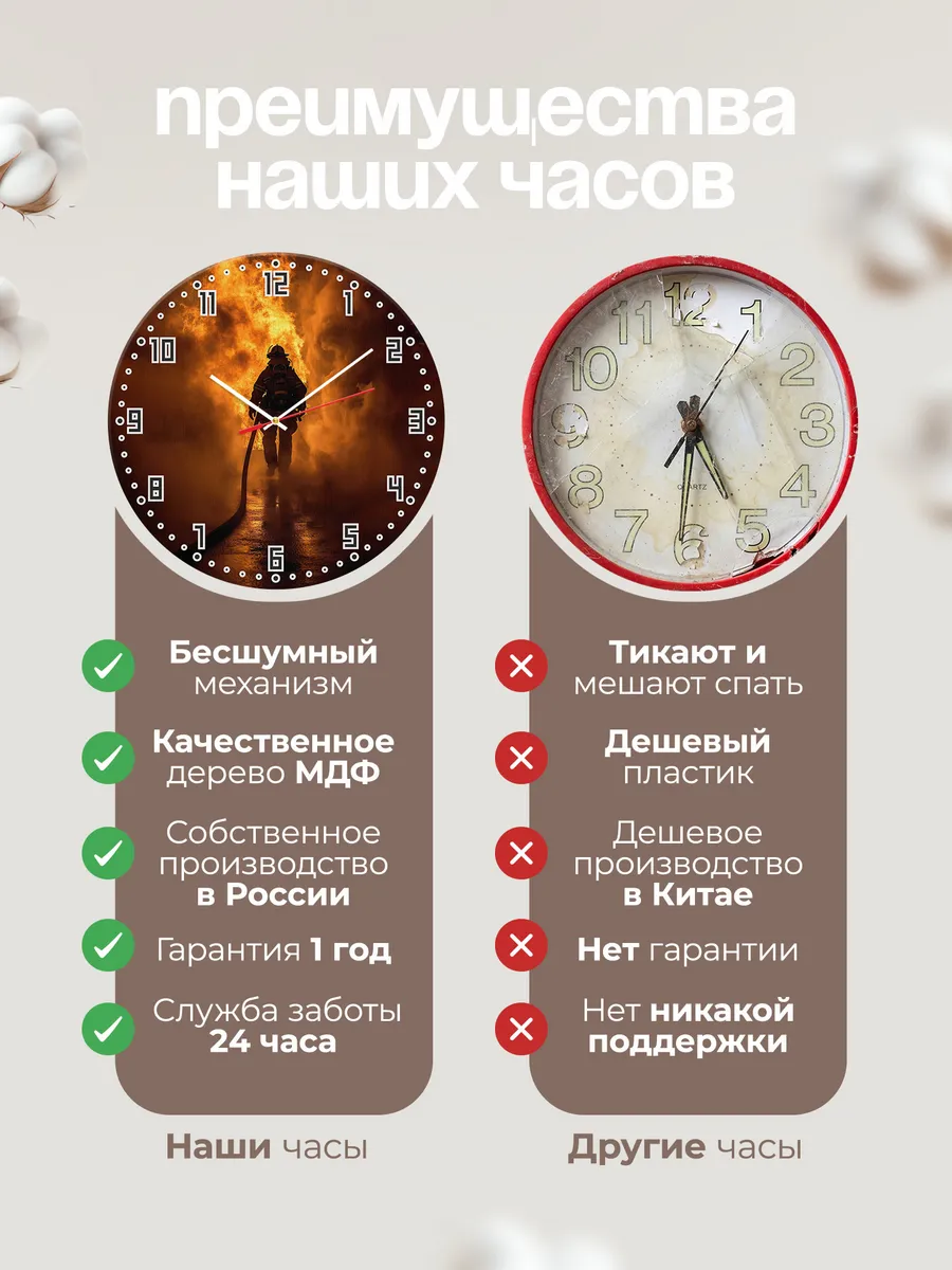 Часы настенные "МЧС 3" — фото 10
