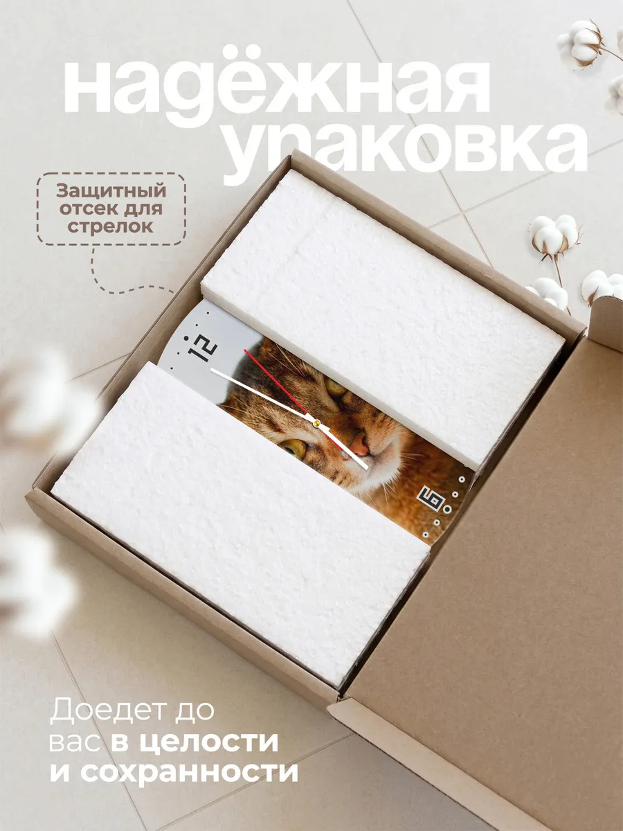 Часы настенные "кошка абиссинская" — фото 9