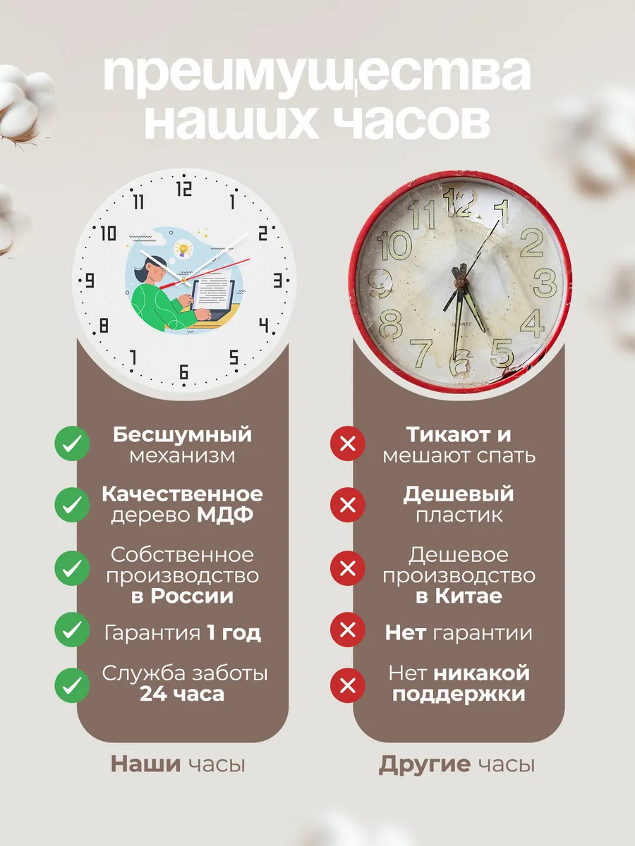 Часы настенные "Лучшему Редактору" — фото 10