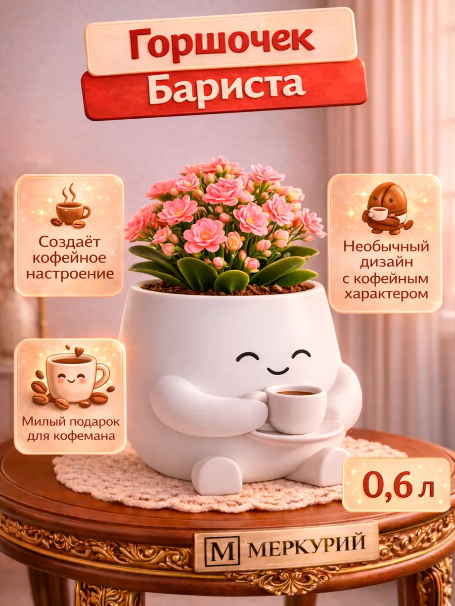 Горшок для цветов кактусов алое и суккулентов