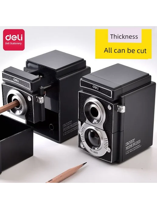 Культовая ручная точилка для карандашей с большим отверстием, вариант