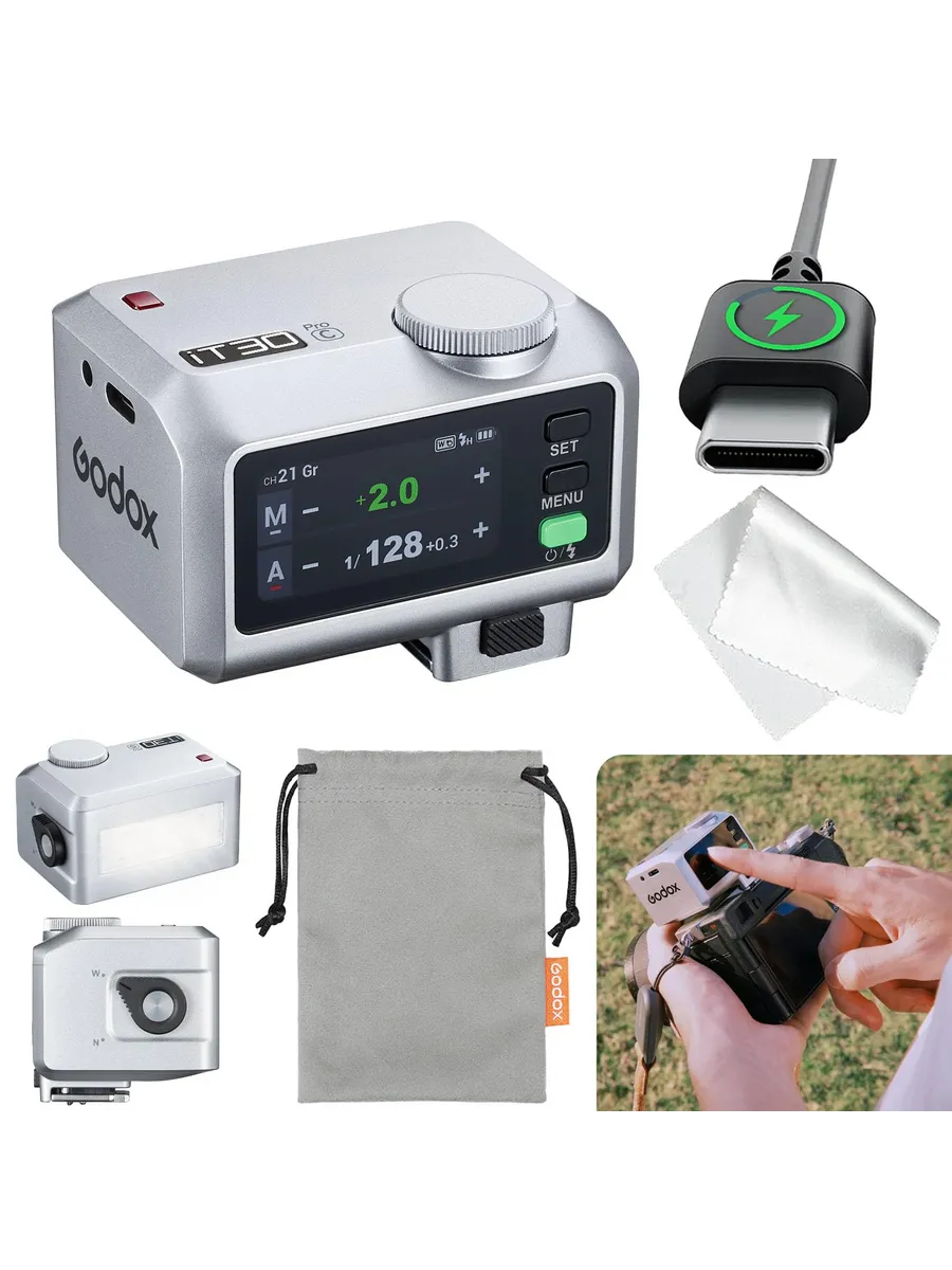 Вспышка Godox iT30Pro C TTL для камеры
