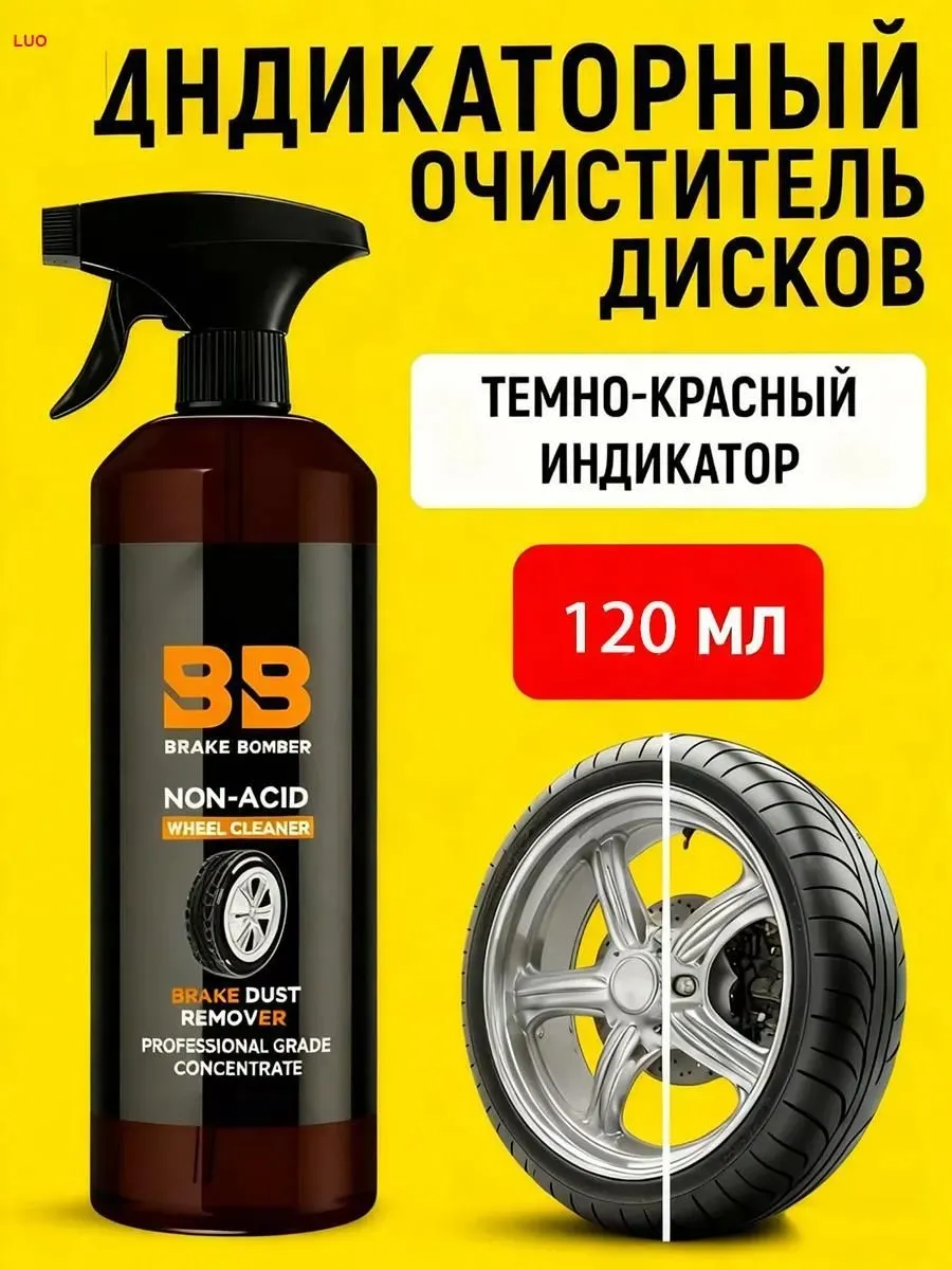 Очиститель дисков и кузова авто от металлических вкраплений