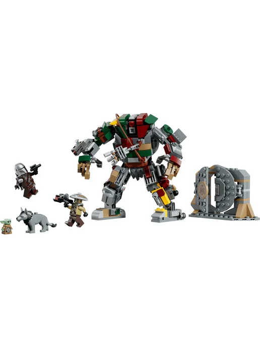 LEGO Конструктор Star Wars 75451 Дворец Хаттов Мандалорец и Грогу, серый, фото 3