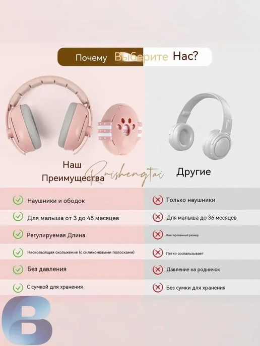 Детские противошумные наушники, 25 дБ, вариант, фото 8