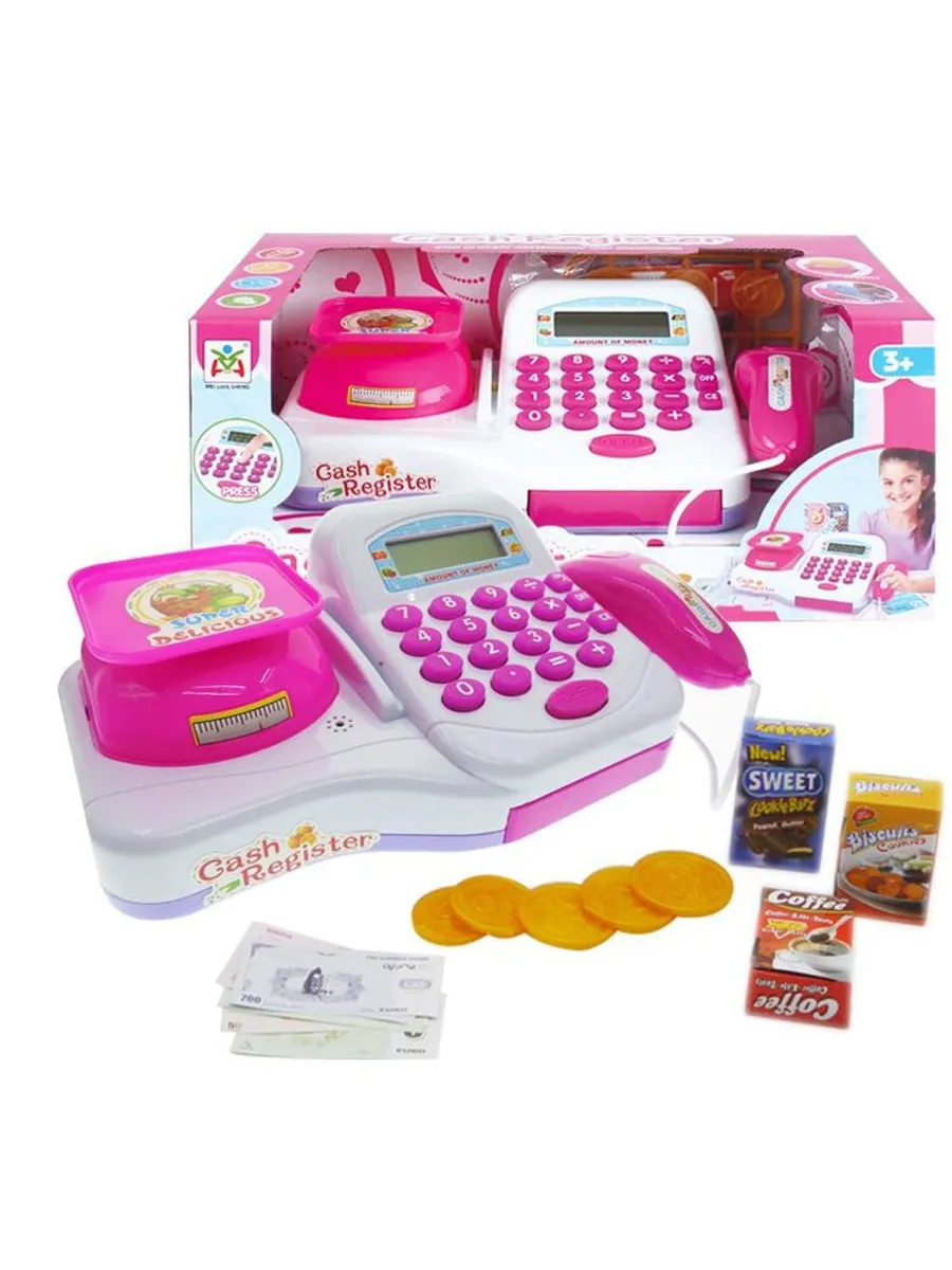 Кассовый аппарат с ЖК-экраном, игрушечная версия
