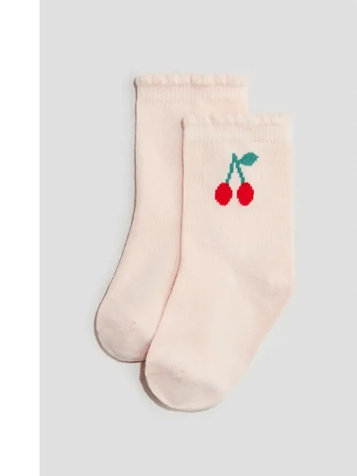 h&M kids носки H&M для малышей - 4 пары, розовый, фото 2