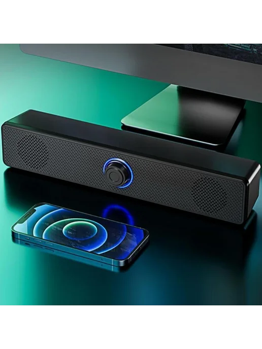Колонка компьютерная проводная Bluetooth, сабвуфер, для дома, вариант, фото 2