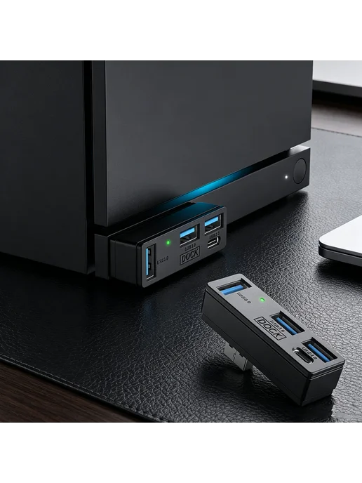 4в1 USB 3.0 хаб для Steam, PS5, ПК, ноутбук, экспелер, вариант, фото 7