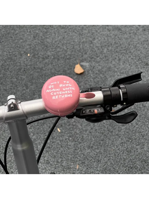 Звонок для велосипеда (письменная буква, черный), черный, фото 6