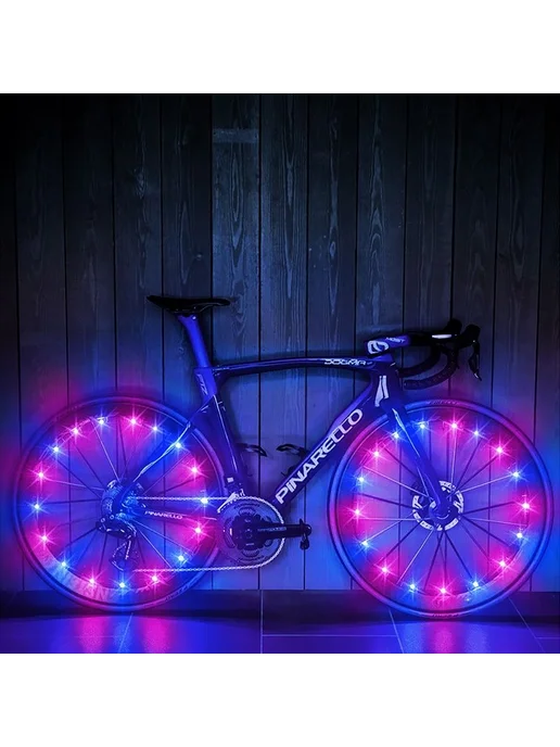 Ночное освещение велосипеда, декоративная светодиодная RGB, вариант, фото 5