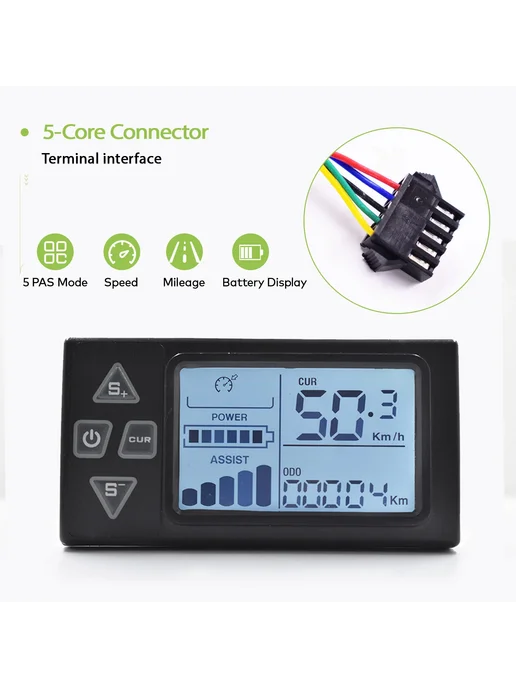 Электровелосипед Горный S861 С Lcd Дисплеем Uart, вариант