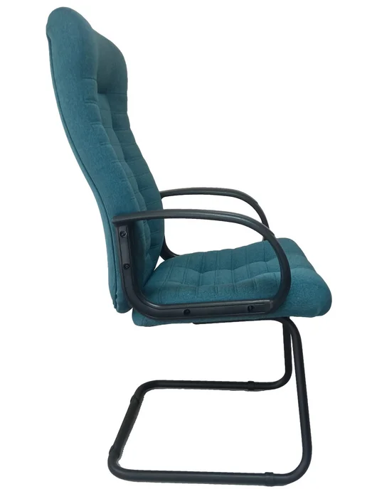 Stylchairs Конференц-кресло Атлант, ткань рогожка морская волна, синий, фото 4