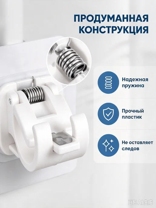 8 Шт самоклеящийся кронштейн для штор без гвоздей, 8 шт, фото 4