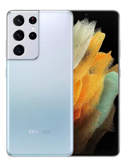 Смартфон Samsung S21 Ultra 12/256 ГБ, серебристый, фото 2