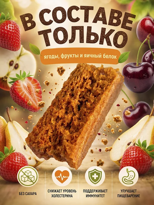 Пастила Фруктово-ягодная без сахара, вариант, фото 2