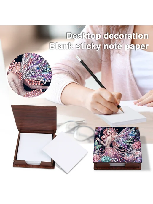 Деревянный набор для DIY Fairy Diamond Painting, нотбокс, 16, вариант, фото 5