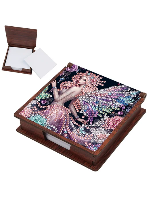 Деревянный набор для DIY Fairy Diamond Painting, нотбокс, 16, вариант, фото 7