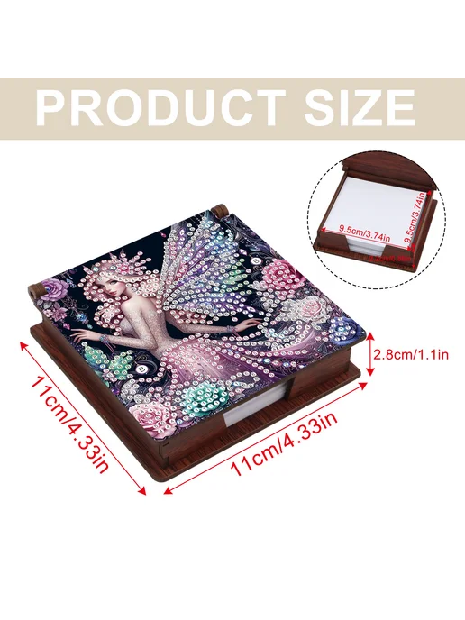 Деревянный набор для DIY Fairy Diamond Painting, нотбокс, 16, вариант, фото 8