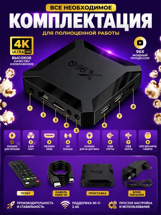 kibertik SMART ТВ приставка, вариант, фото 4