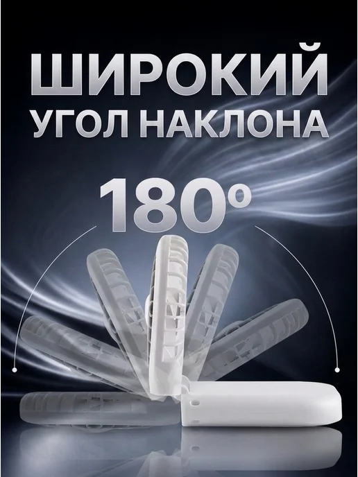 СвежийВетер Мини вентилятор ручной настольный портативный PowerBank USB, белый, фото 3