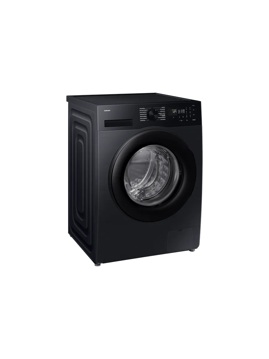 Samsung Стиральная машина фронтальная WW90DG5U34ABLP, черный, 9 кг