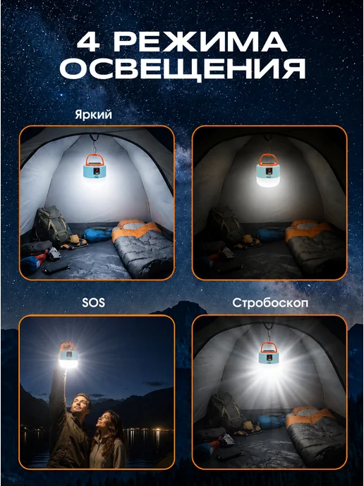 OSMAN STAR Фонарь кемпинговый "Лотос" на солнечной батарее, вариант, фото 4