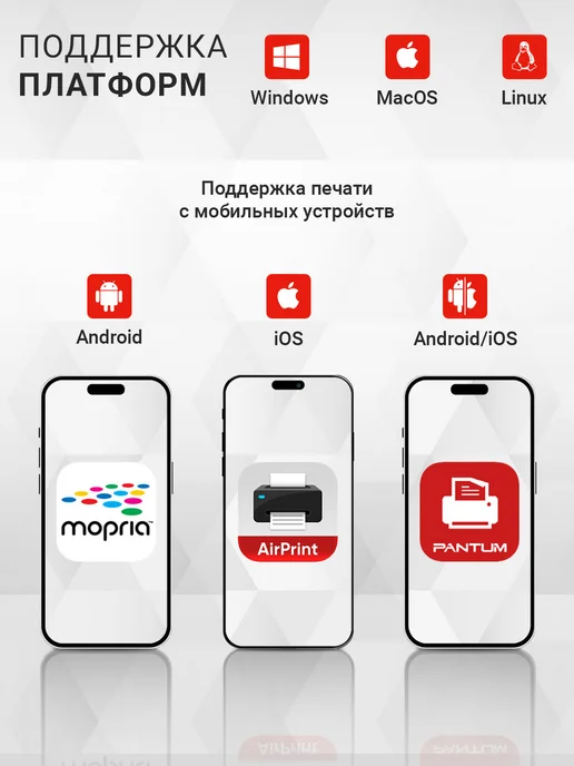 Pantum Принтер лазерный BP2300NW, Wi-Fi, A4 черно белый, черный, фото 3
