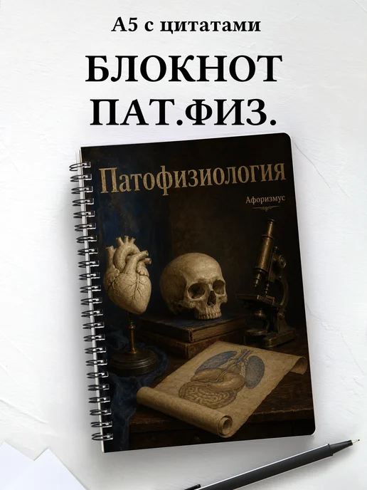 Блокнот Патофизиология с мотивирующими цитатами