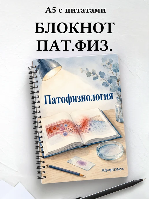 Блокнот Патофизиология с мотивирующими цитатами
