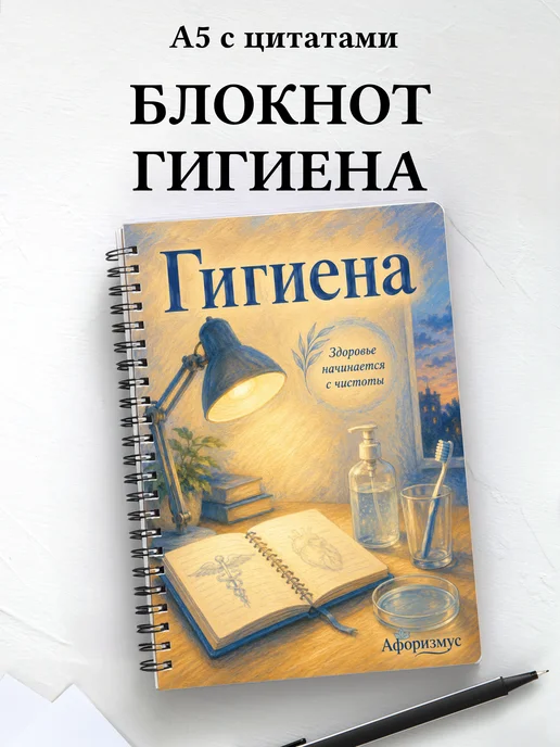 Блокнот Гигиена с мотивирующими цитатами