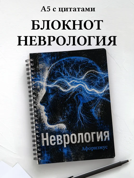 Блокнот Неврология с мотивирующими цитатами